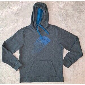 The North Face Men's Half Dome Pullover Hoodie  Blue & Gray Size Large